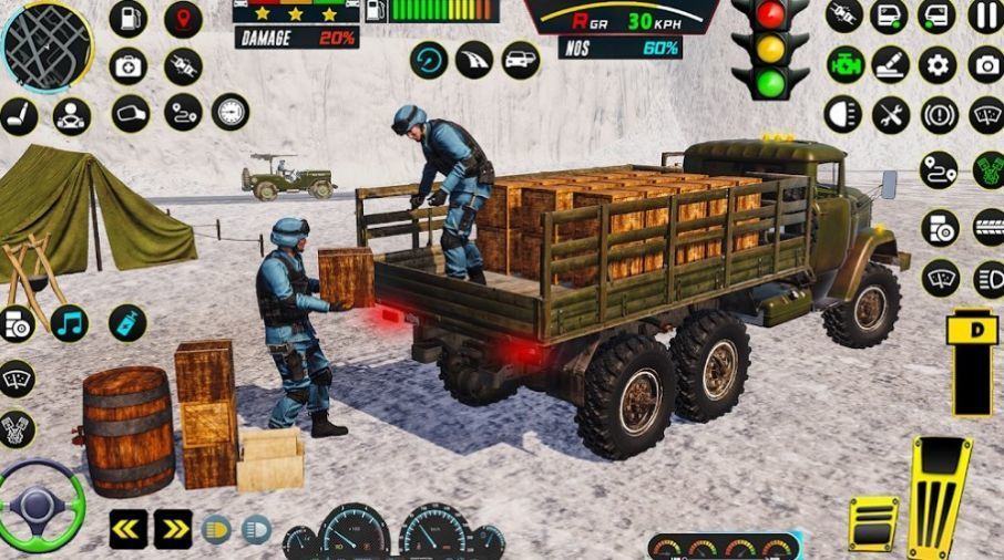 陆军卡车物资运输游戏