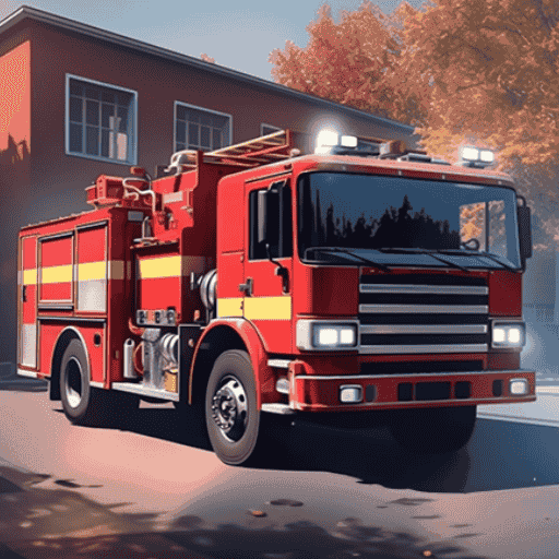 消防车模拟救援游戏