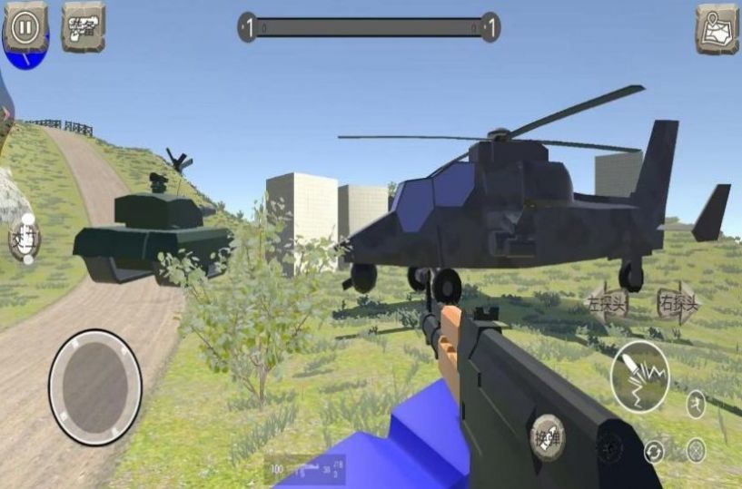 红蓝战争模拟游戏