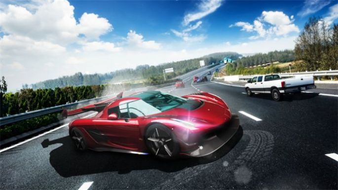 高速公路交通汽车模拟器游戏