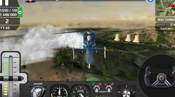 模拟飞机驾驶舱游戏
