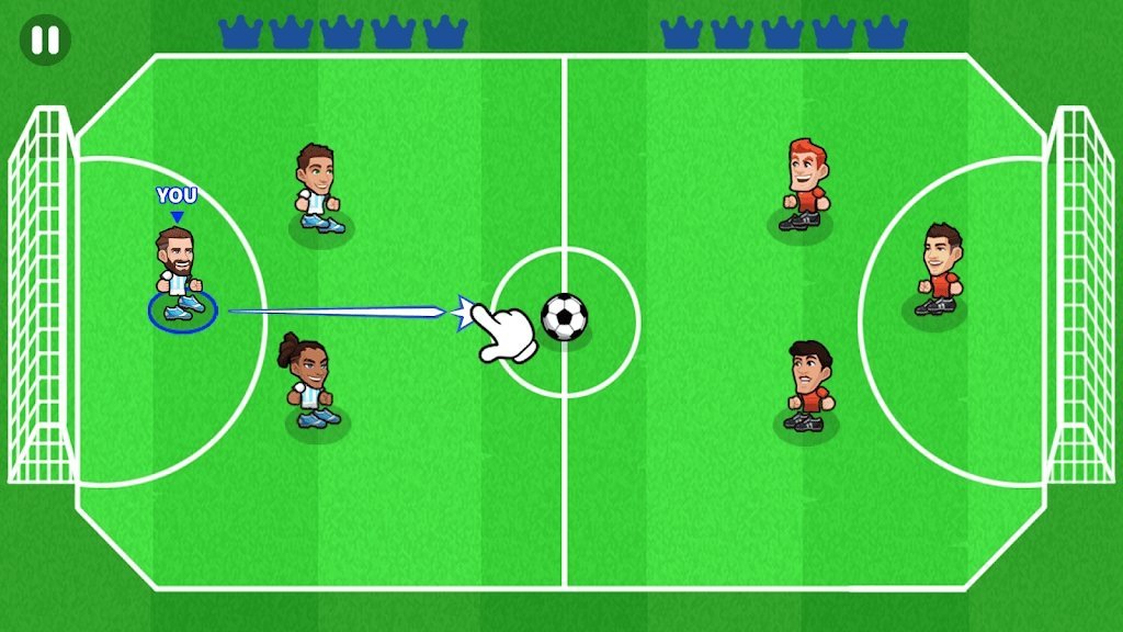迷你足球手机足球比赛游戏图1