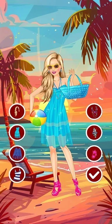 海滩旅行女孩打扮游戏图2