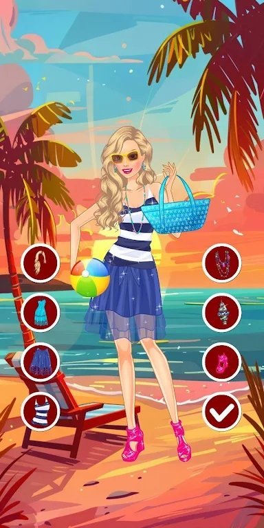 海滩旅行女孩打扮游戏图3