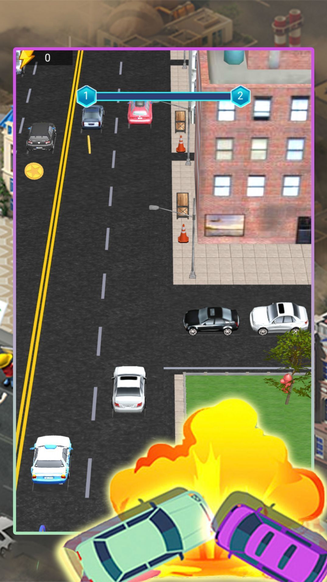 繁华都市驾驶模拟游戏图2